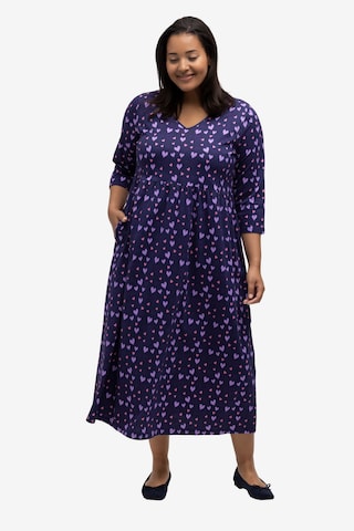 Robe Ulla Popken en bleu : devant