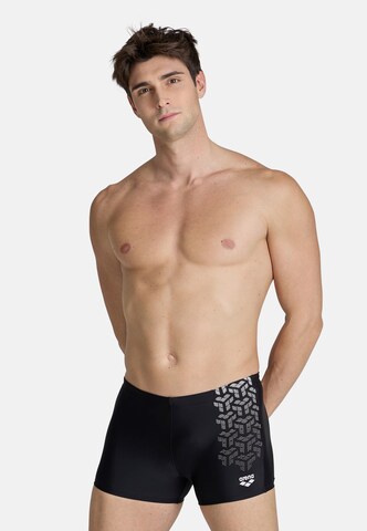 ARENA Athletic Swim Trunks 'KIKKO' in Black: front