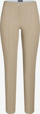 Cambio Regular Broek in Beige: voorkant