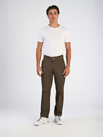 Baggy Pantalon chino Lindbergh en marron