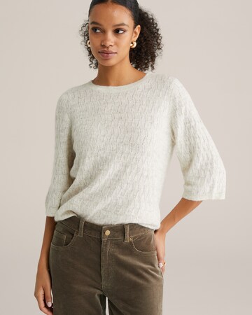 WE Fashion Kampsun, värv beež: eest vaates