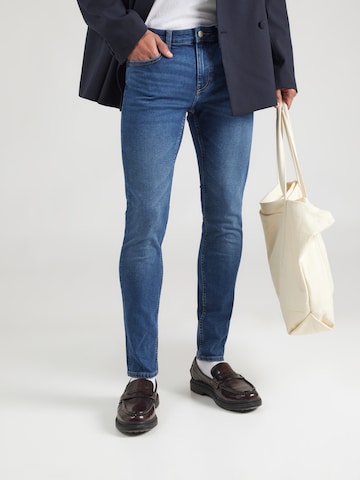 Only & Sons Скинни Джинсы 'ONSWARP' в Синий: спереди