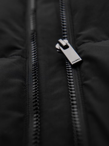 Ombre Winterjas in Zwart