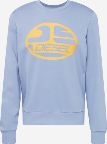 DIESEL Sweatshirt 'GINN' in Blue: front