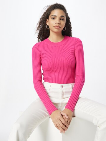 PIECES Sweater 'Crista' in Pink: front