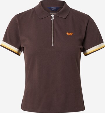 Superdry Shirts i brun: forside