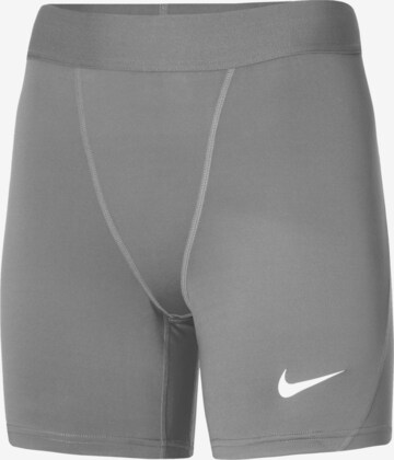 Skinny Pantaloncini intimi sportivi di NIKE in grigio: frontale