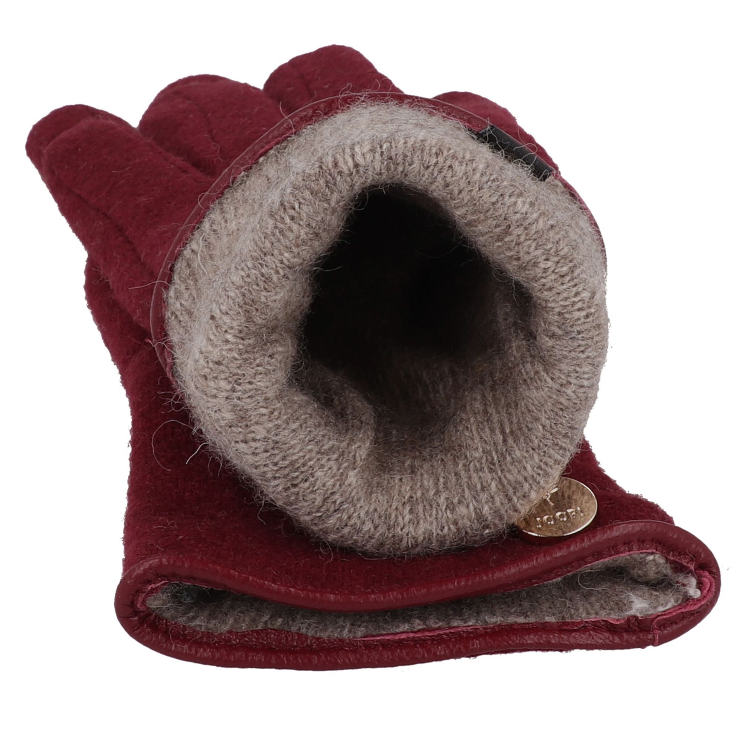 JOOP! Full Finger Gloves in Red