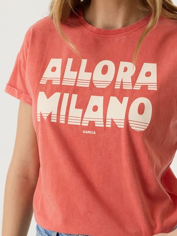 T-shirt GARCIA en rouge