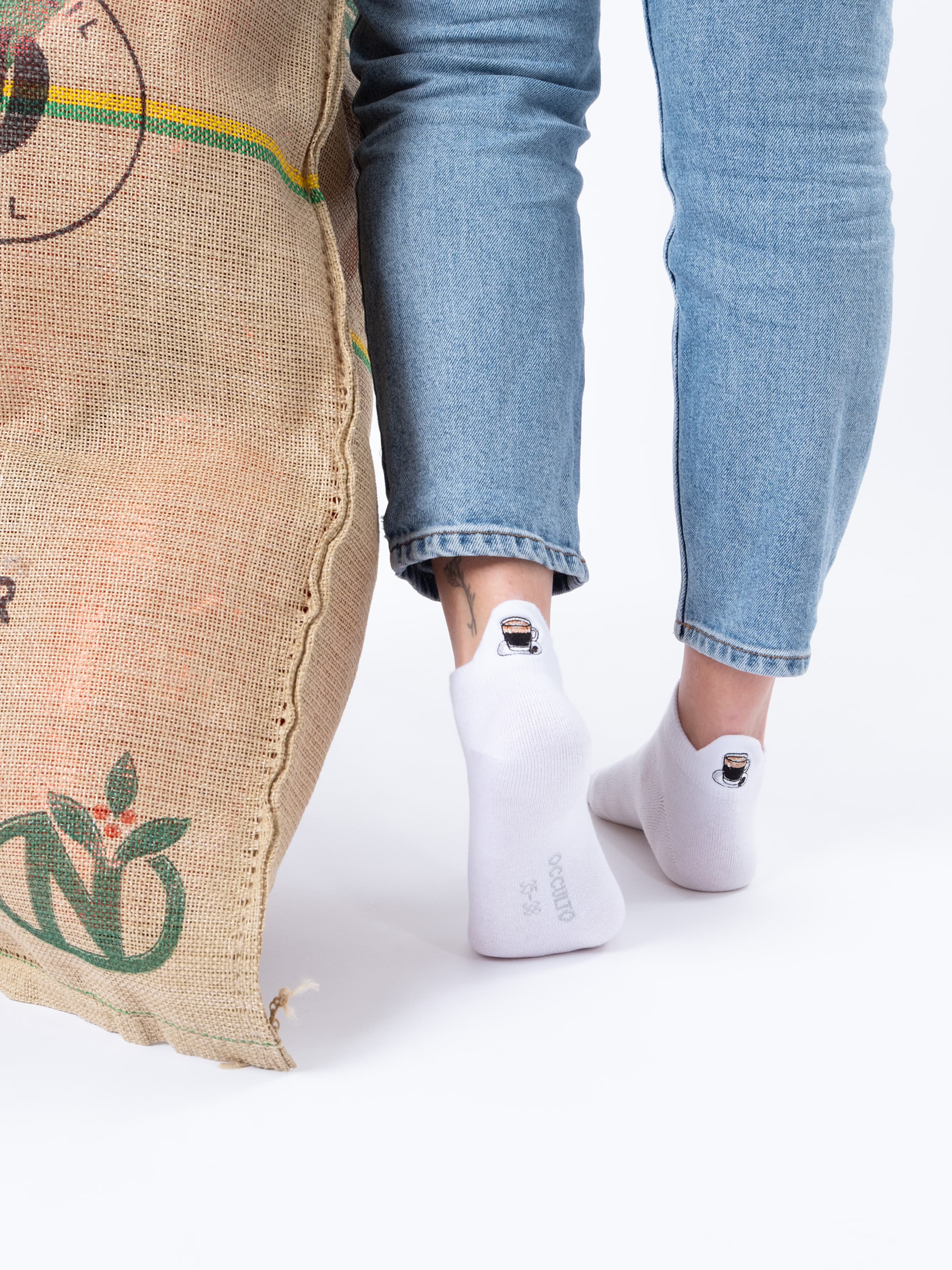 Occulto Socks 'Luca' in Brown