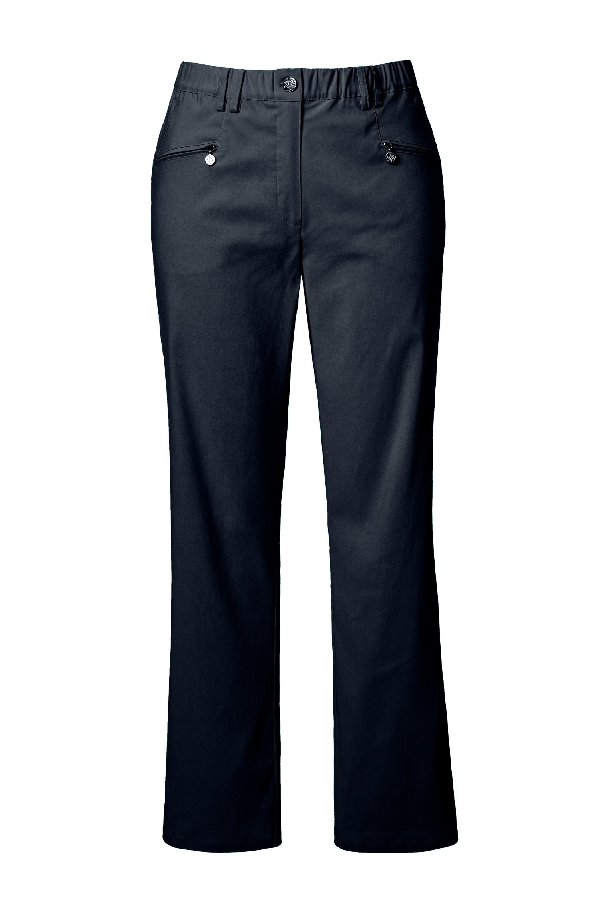 Ulla Popken Broek in Blauw: voorkant