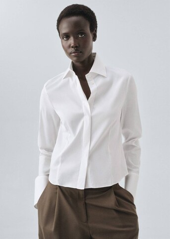 MANGO Blouse 'Partenop' in White: front
