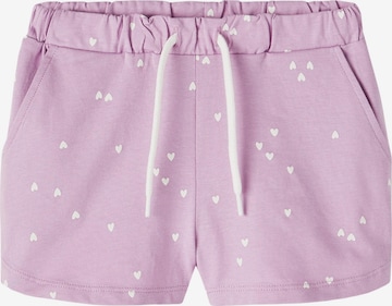 NAME IT Regular Shorts 'Henny' in Lila: predná strana