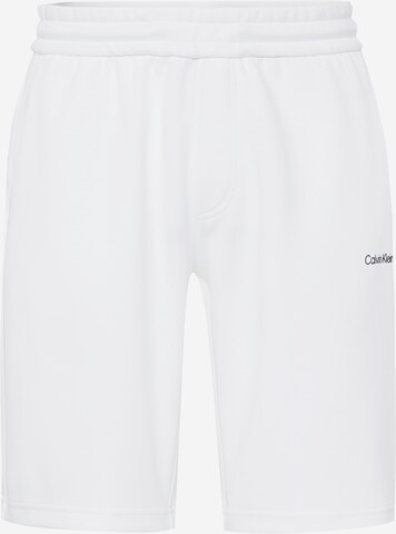 Calvin Klein Broek in Wit: voorkant