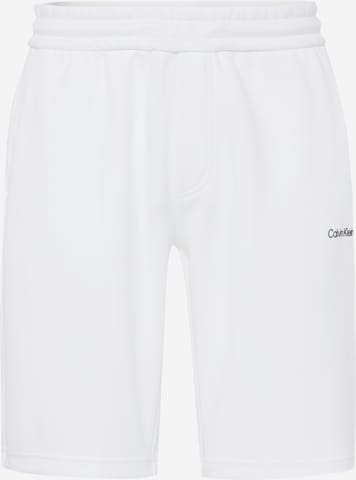 Calvin Klein Regular Pants in White: front