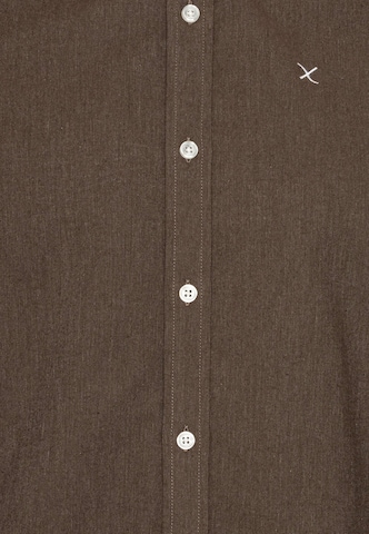 Coupe regular Chemise Clean Cut Copenhagen en marron