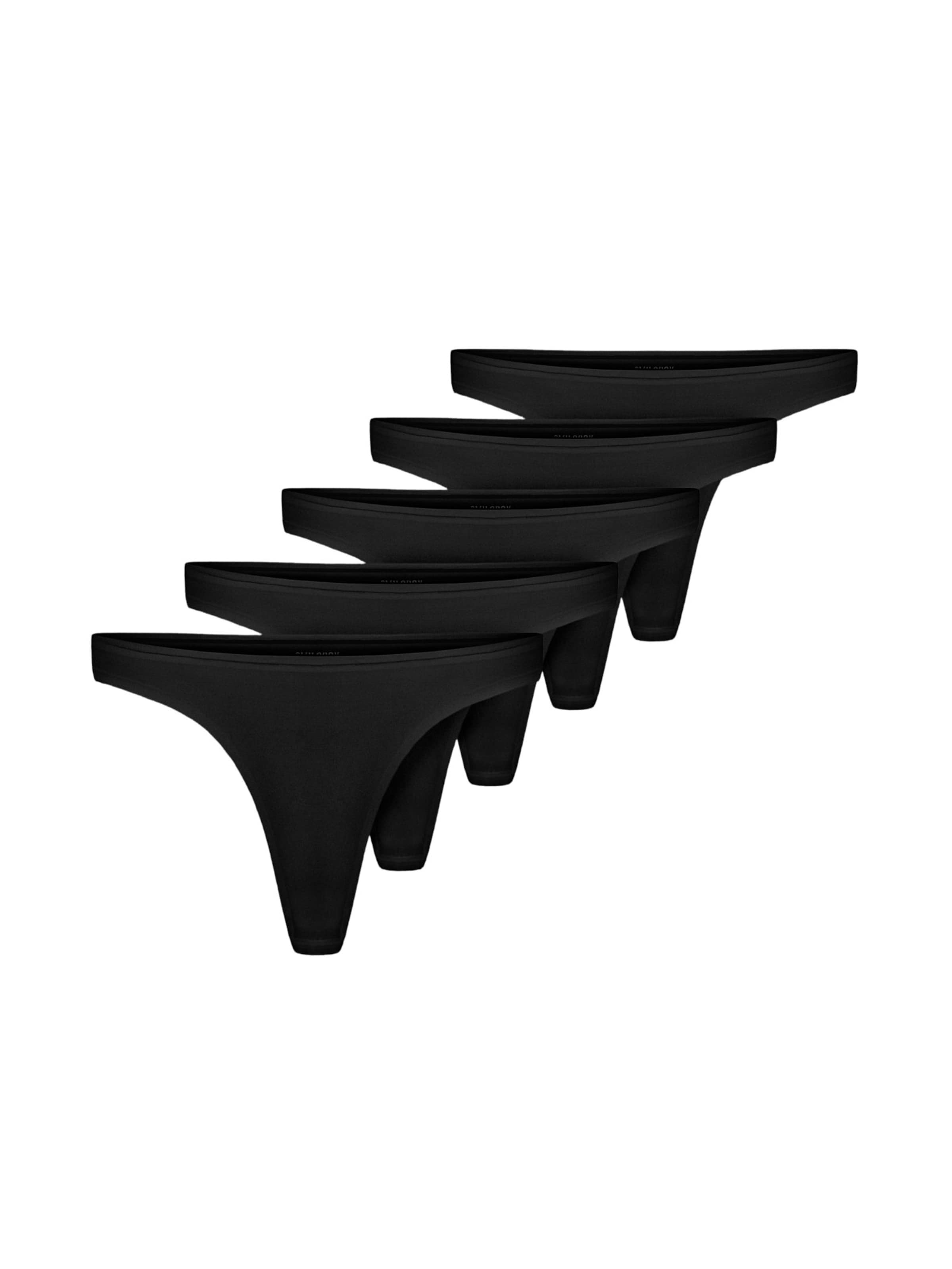 Smilodox String in Black: front