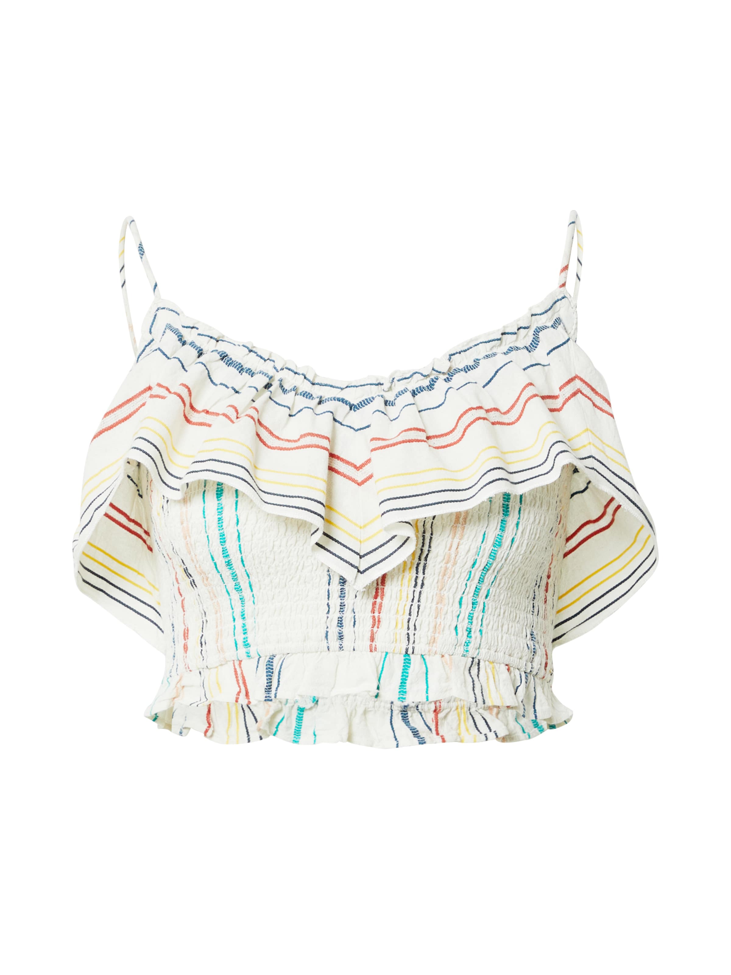 Nasty Gal Τοπ σε λευκό: μπροστά