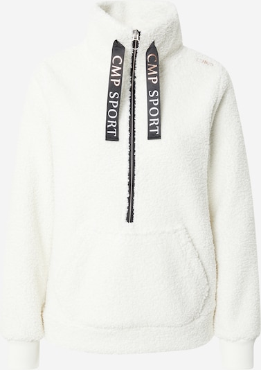 CMP Athletic Fleece Jacket in Black / Wool white, Item view