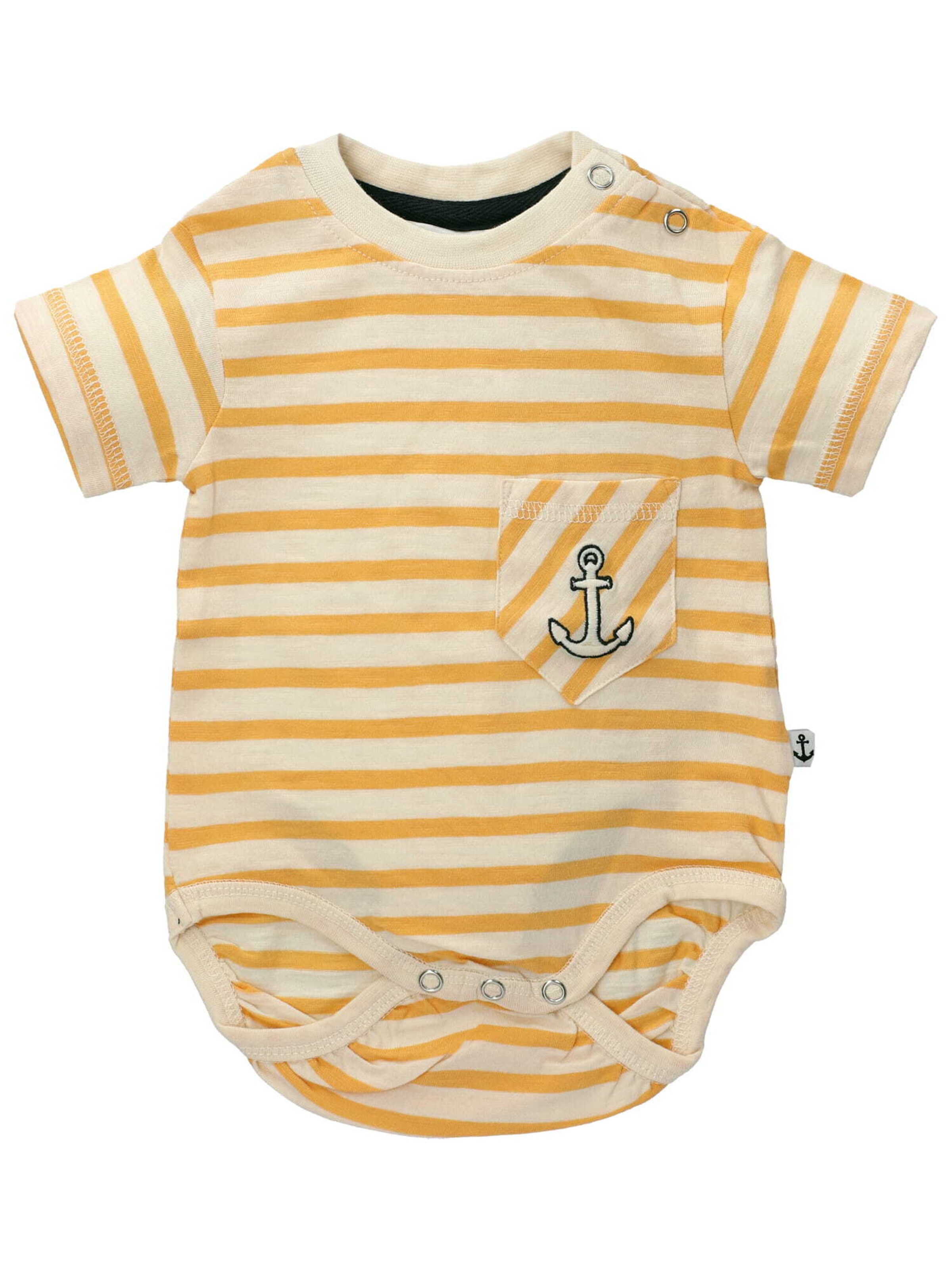 Ebbe Romper/Bodysuit 'Sean' in Yellow: front