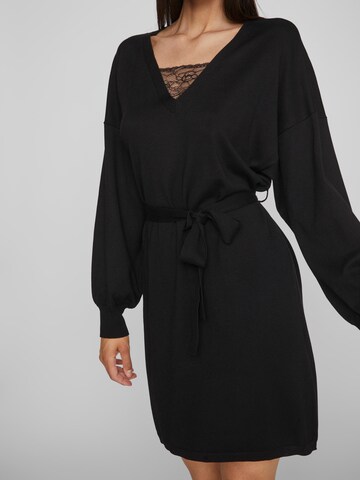 VILAPletena haljina 'Tracy' - crna boja