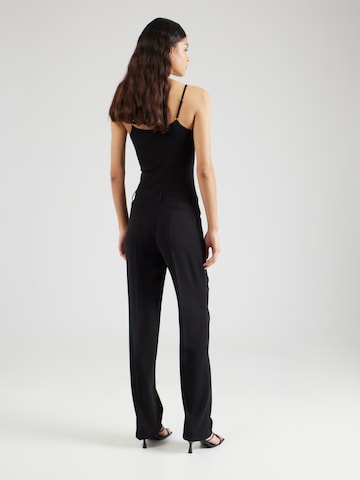 Regular Pantalon à plis GERRY WEBER en noir