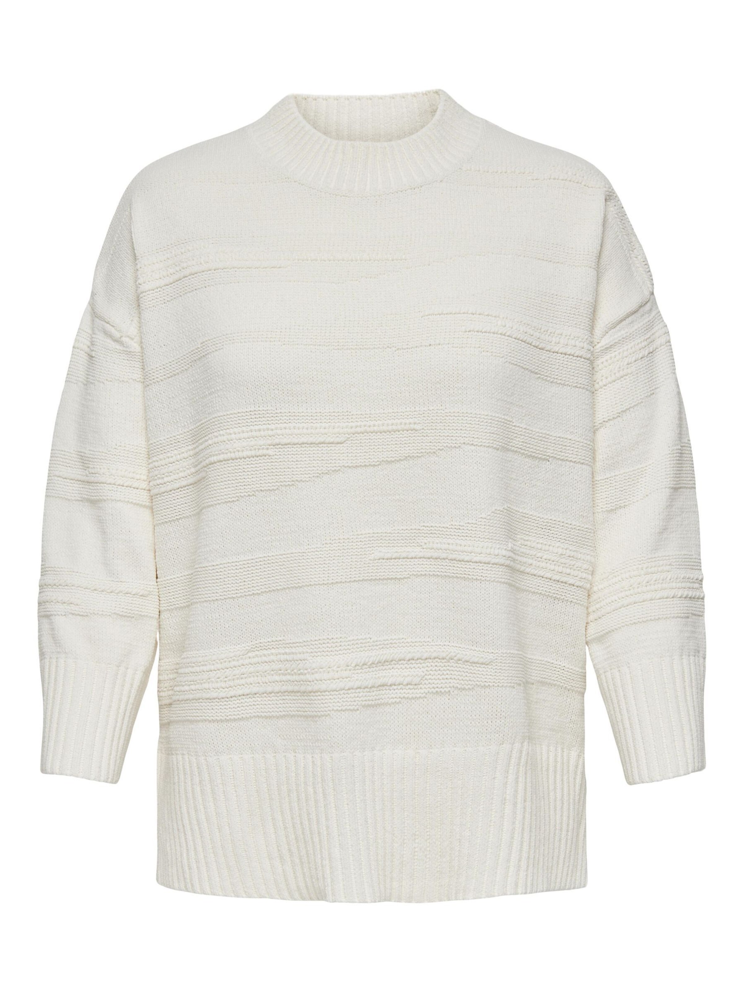 Pullover 'ONLCarima' di ONLY Carmakoma in bianco: frontale