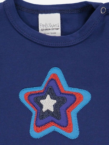 T-Shirt Fred's World by GREEN COTTON en bleu