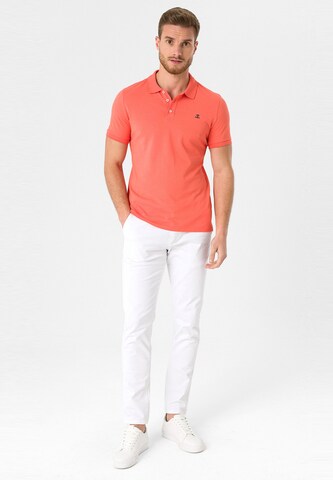 Sir Raymond Tailor Poloshirt 'Wheaton' in Orange