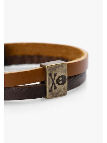 Scalpers Opasek 'Double Prince' – hnědá