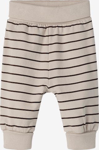 NAME IT Tapered Housut 'NBMLANNAR' värissä beige: etupuoli