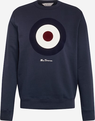 Ben Sherman Dressipluus 'FLOCK TARGET' meresinine / bordoo / valge, Tootevaade