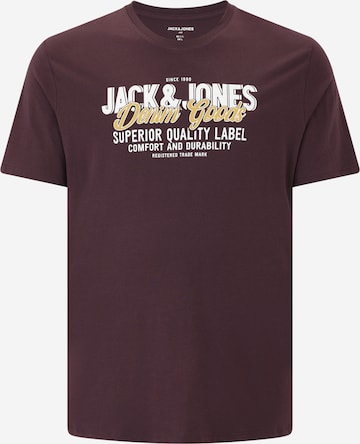 Jack & Jones PlusMajica - ljubičasta boja: prednji dio