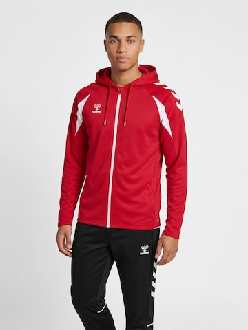 Veste de survêtement 'Core 2.0' Hummel en blanc : devant