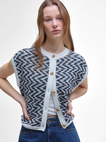 Cardigan 'Olivia' Barbour en bleu