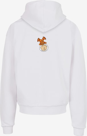 Merchcode Sweatshirt 'Peanuts - Charlie' in Wit