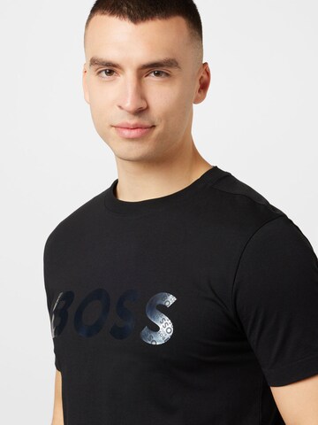 BOSS Green T-Shirt in Schwarz