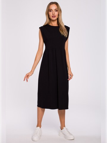 made of emotion - Vestido 'M581' en negro: frente