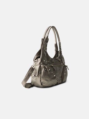 Borsa a spalla di Bershka in argento