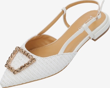 Palado Ballet Flats 'Edniya' in White: front