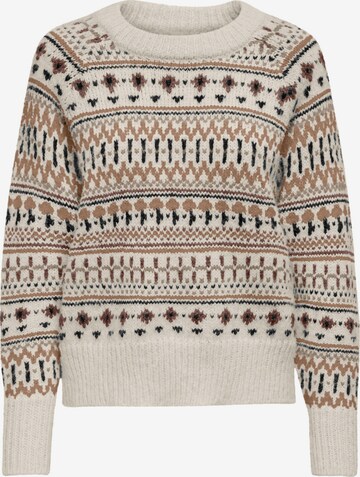 Pull-over 'FENJA' ONLY en beige : devant