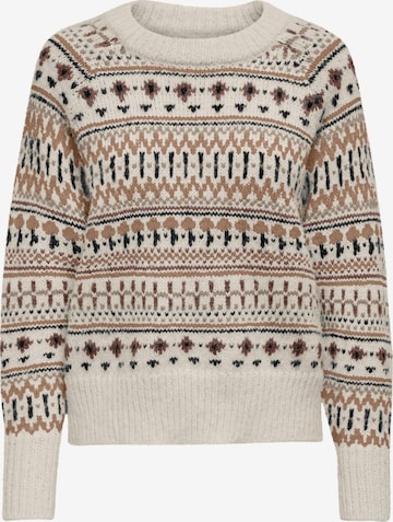 ONLY Sweater 'FENJA' in Beige: front