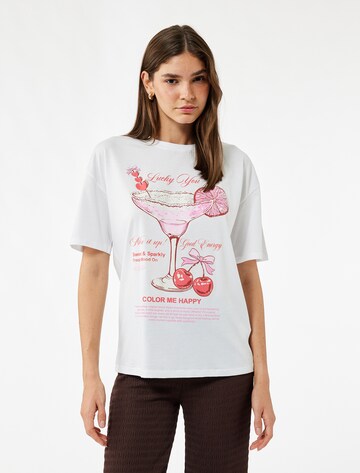 Koton Shirt in Weiß: Vorderseite