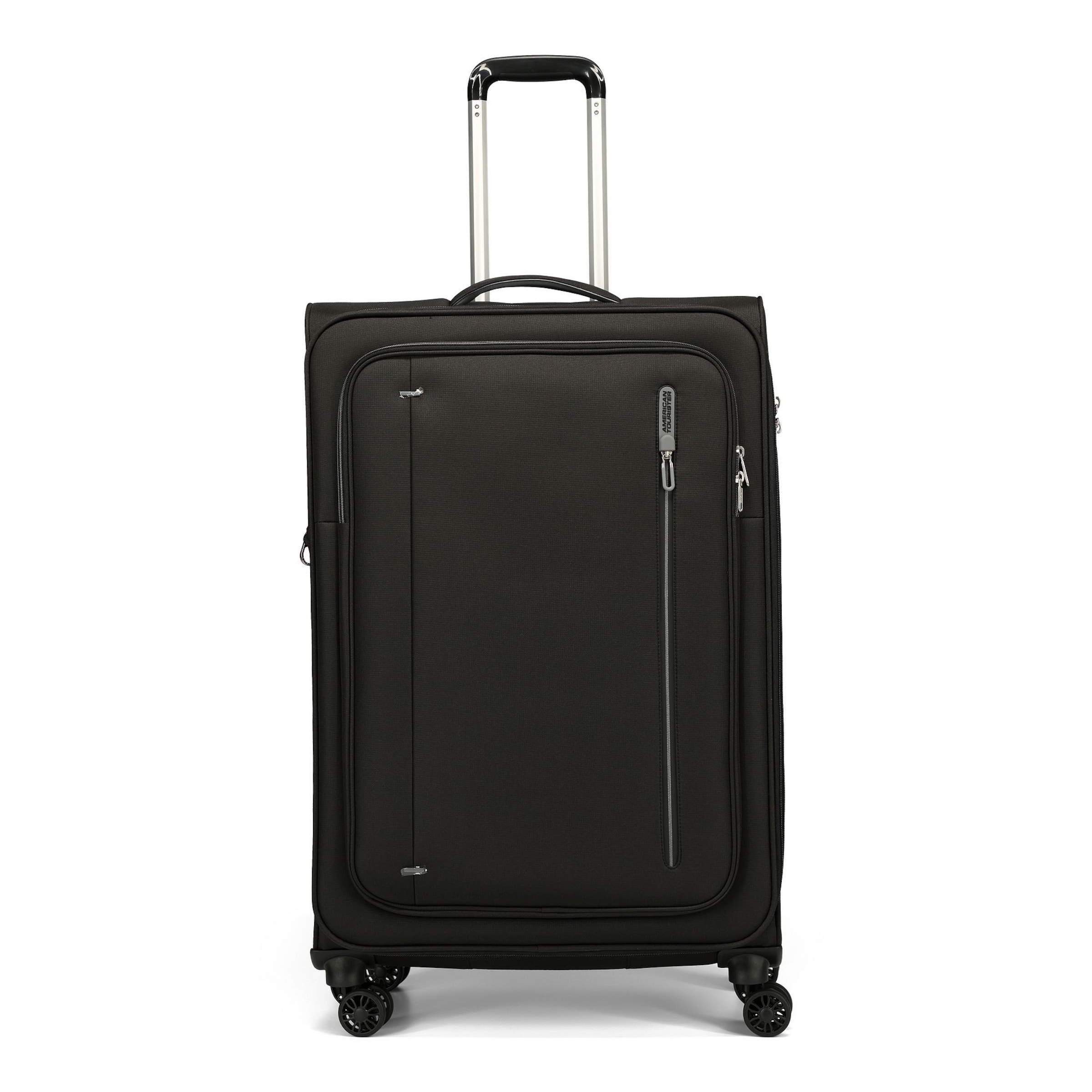 American Tourister Trolley in Schwarz: Vorderseite