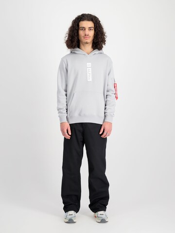 ALPHA INDUSTRIES Sweatshirt 'Alpha PP' in Grey