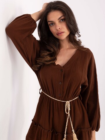 Madnezz House Kleid 'A5079.27' in Braun
