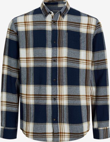 JACK & JONES Button Up Shirt 'CLASSIC' in Blue: front