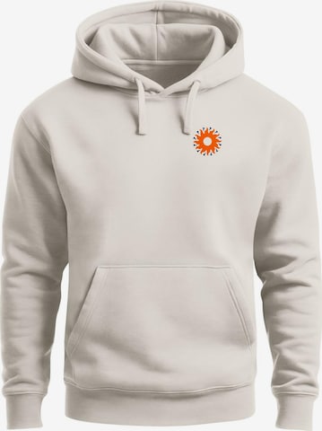Neverless Sweatshirt 'Freed By Nature' in Beige: front