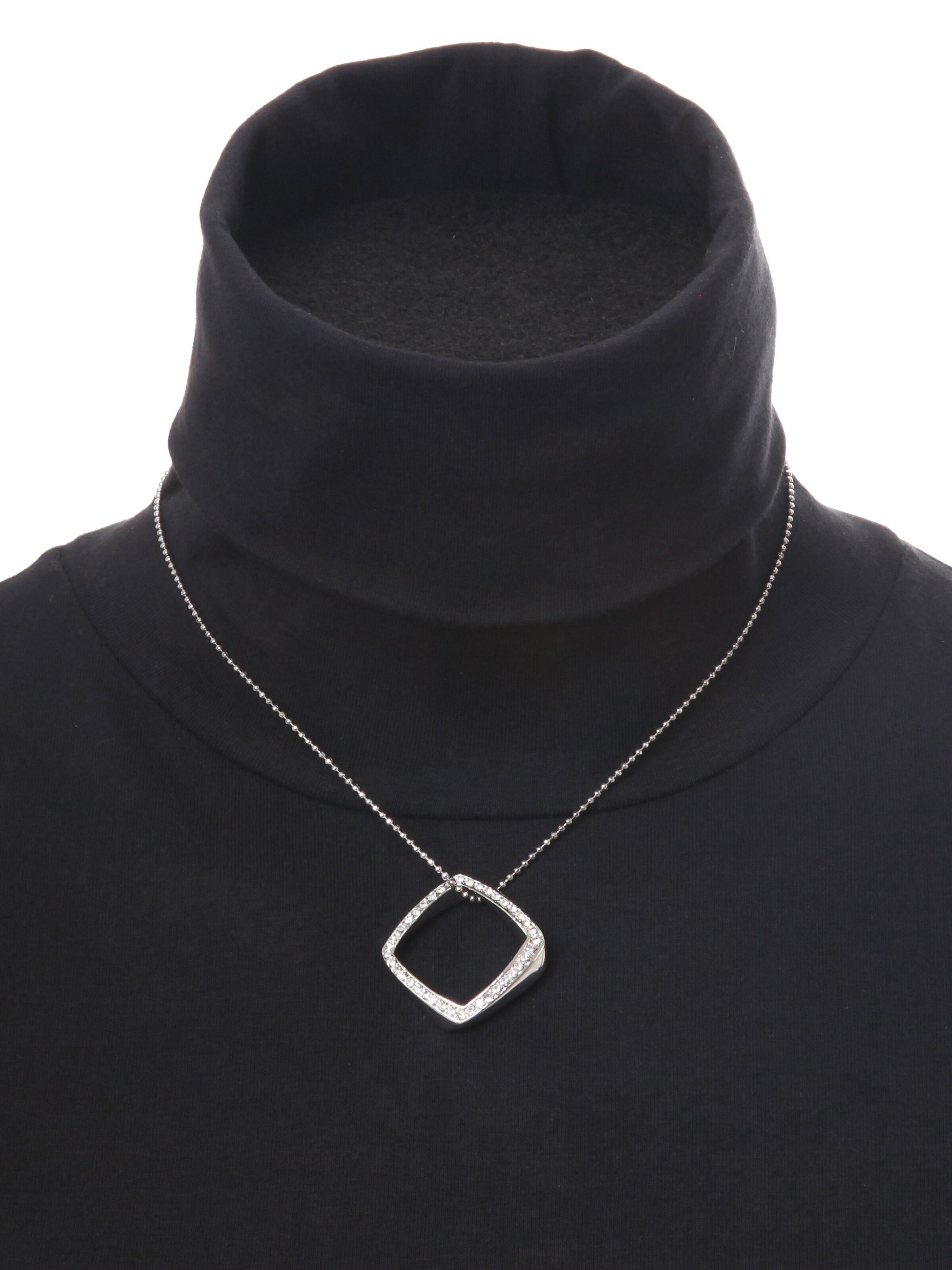 COLLEZIONE ALESSANDRO Necklace 'Frankfurt' in Silver: front