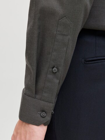 JACK & JONES Slim fit Koszula 'JPRBLAParker' w kolorze szary